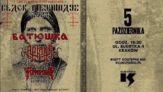 BLACK PILGRIMAGE TOUR 2023: BATUSHKA + ARKONA + AETERNAM