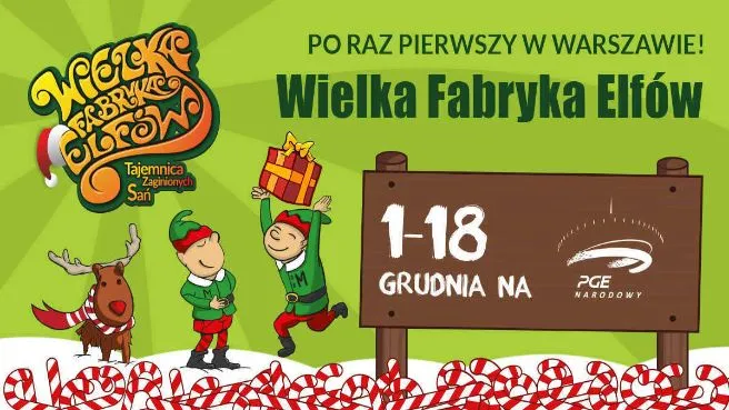 Wielka Fabryka Elfów Tajemnica Zaginionych Sań - Warszawa