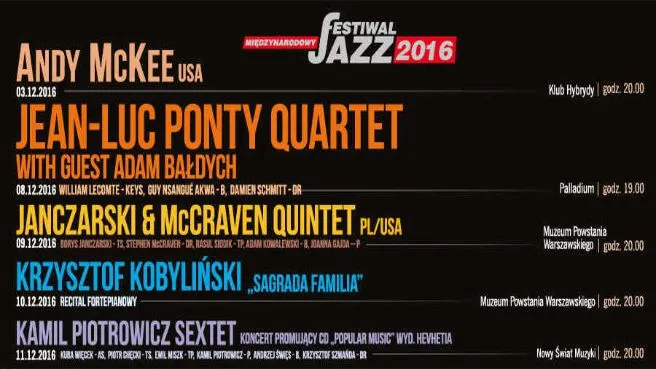 Międzynarodowy Festiwal JAZZ 2016