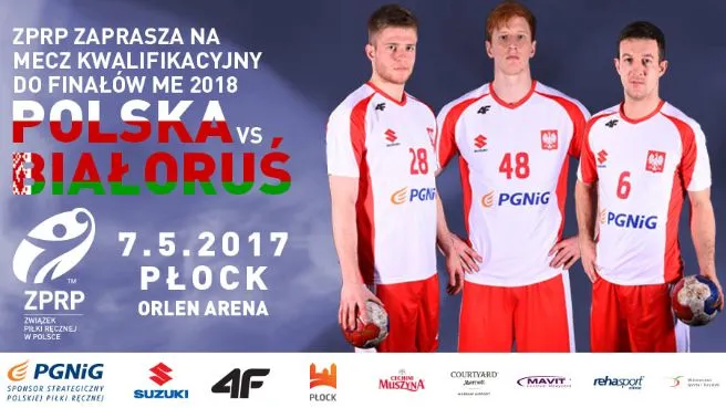 Mecz kwalifikacyjny do finałów ME 2018 w piłce ręcznej mężczyzn: Polska-Białoruś
