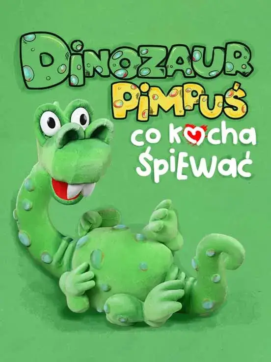 Dinozaur Pimpuś, co kocha śpiewać