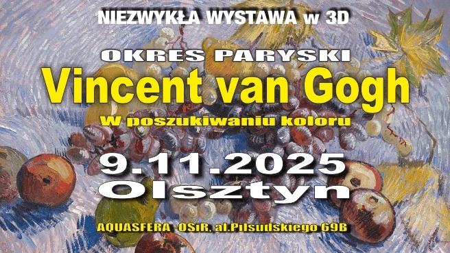 Niezwykła wystawa 3D, VINCENT VAN GOGH. Okres paryski – W poszukiwaniu koloru.