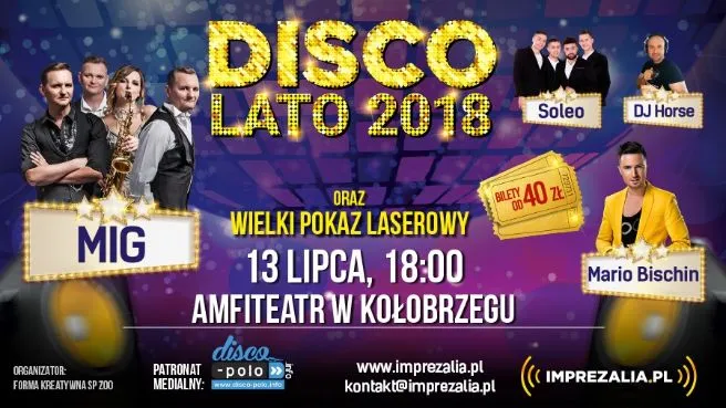 Disco Lato 2018 Kołobrzeg