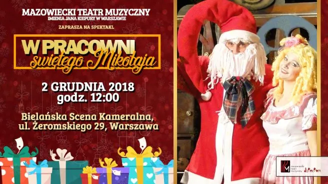 Mazowiecki Teatr Dzieciom - W pracowni Świętego Mikołaja 