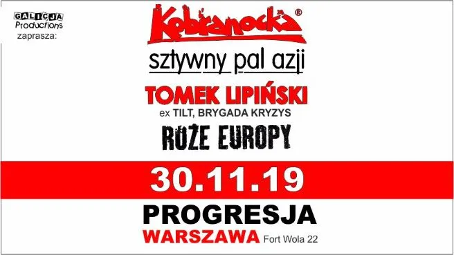 Kobranocka, Sztywny Pal Azji, Tomek Lipiński, Róże Europy