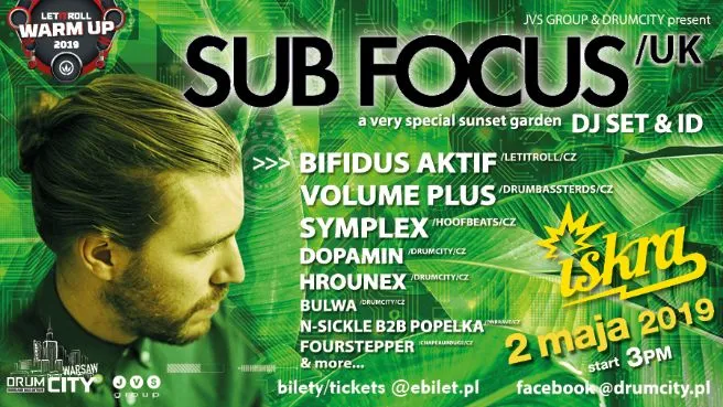 DrumCity Warsaw w/ SUB FOCUS [Let It Roll 2019 Warm up]