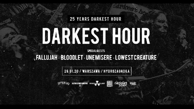 DARKEST HOUR - 25th Anniversary Tour 2020