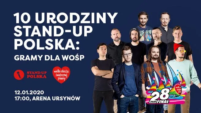 10. Urodziny Stand-up Polska – Gramy dla WOŚP!