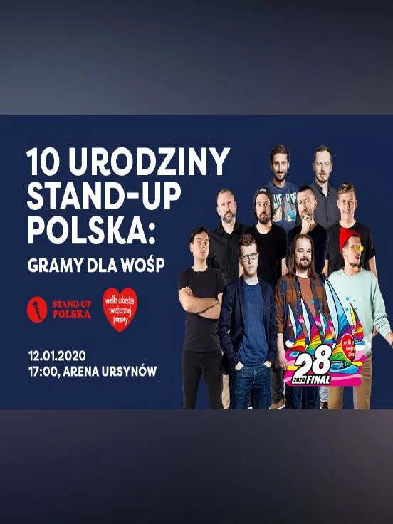 10. Urodziny Stand-up Polska – Gramy dla WOŚP!