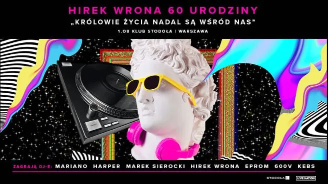 Hirek Wrona 60. urodziny "Królowie życia nadal są wśród nas"