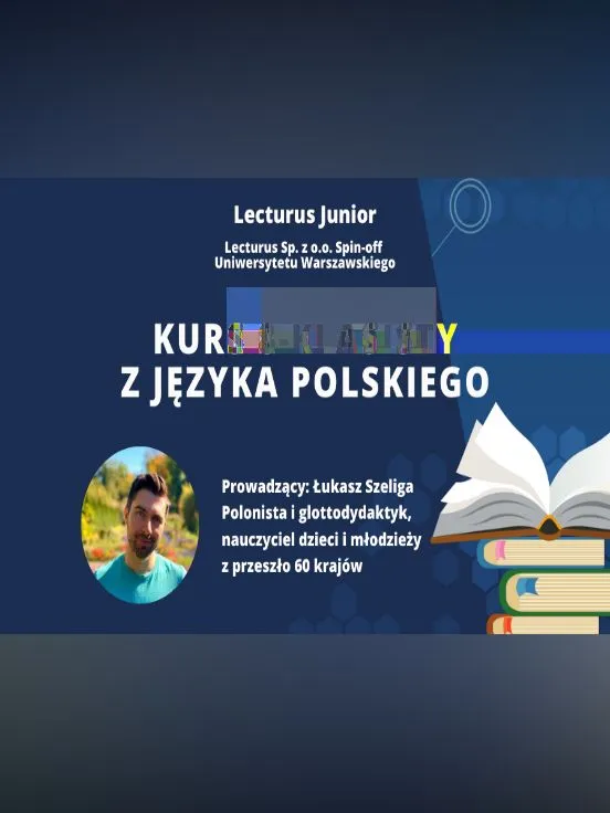 Kurs LECTURUS JUNIOR przygotowujący do egzaminu 8-klasisty z języka polskiego