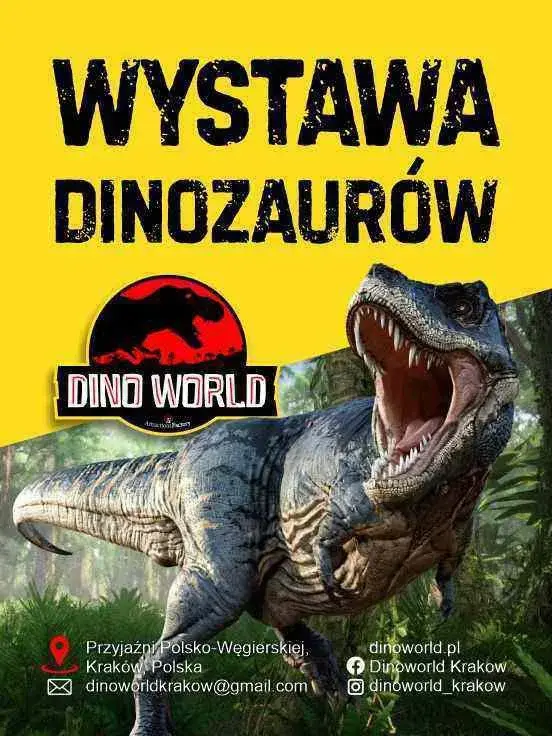 Dinoworld - wystawa dinozaurów - Kraków
