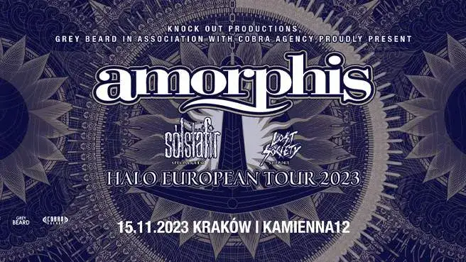 Amorphis + Solstafir + Lost Society