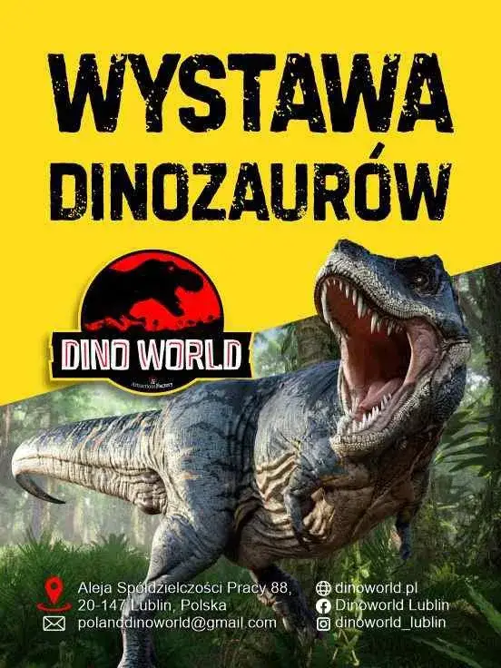 Dino world - wystawa dinozaurów Lublin