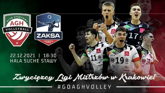 1/16 Tauron Pucharu Polski siatkarzy: AZS AGH Kraków – ZAKSA Kędzierzyn Koźle