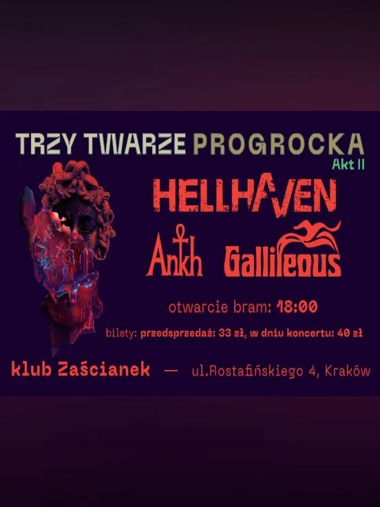 Trzy Twarze ProgRocka AKT II - HellHaven + Ankh + Gallileous
