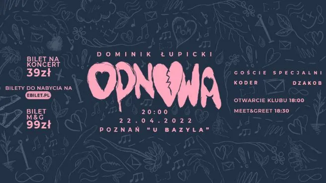 Dominik Łupicki - Koncert promocyjny albumu "Odnowa"