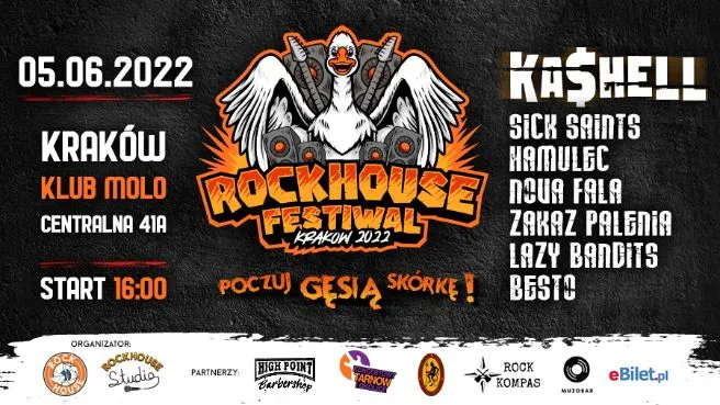 Rockhouse Festiwal Kraków 2022