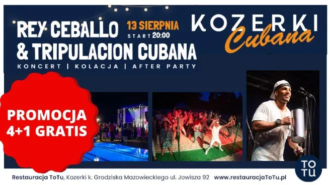 Rey Ceballo & Tripulación Cubana - KONCERT | KOLACJA | AFTER PARTY