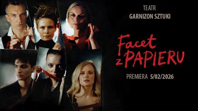 Facet z papieru