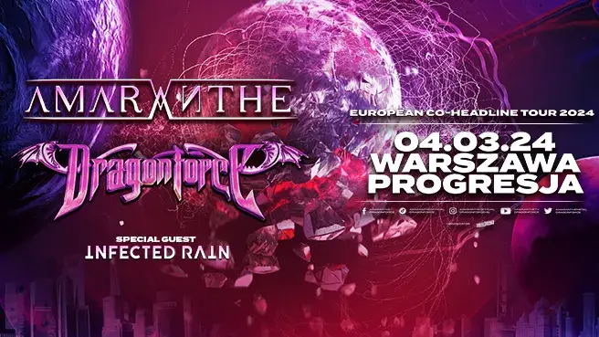 Amaranthe & Dragonforce - European Co-Headline Tour 2024