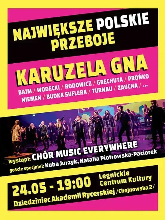 Chór Music Everywhere "KARUZELA GNA " Największe polskie przeboje