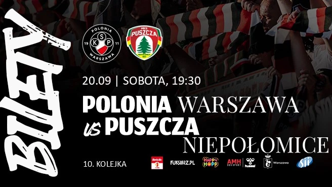 Polonia Warszawa vs Puszcza Niepołomice