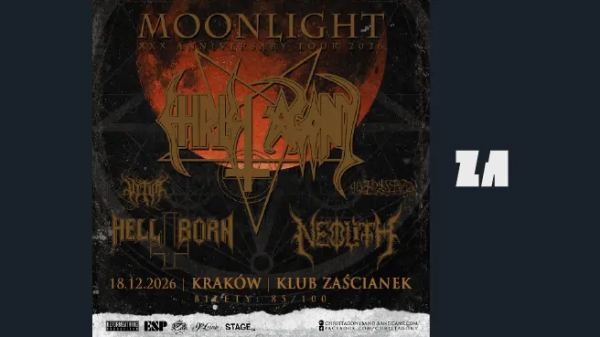 Christ Agony “Moonlight XXX Anniversary Tour 2026” + Hell-Born, Neolith, Vitur, Mansvara