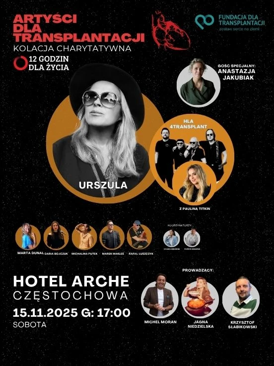Artyci dla Transplantacji - kolacja charytatywna