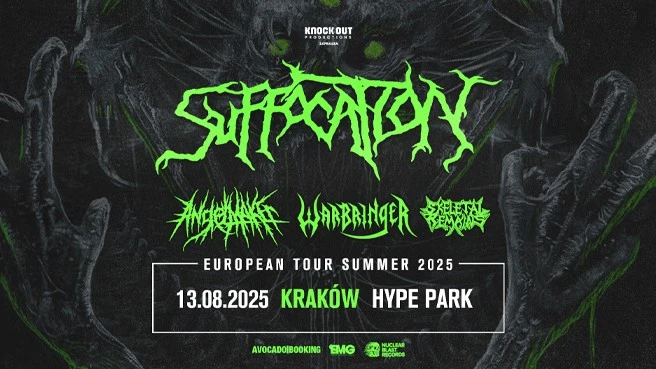 Suffocation + Angelmaker + Skeletal Remains
