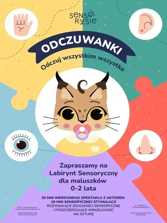 "ODCZUWANKI" - labirynt sensoryczny dla dzieci od 0 do 2 lat
