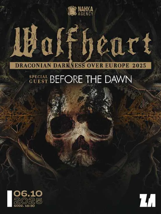 WOLFHEART + Before The Dawn + Suotana + Full House Brew Crew "Draconian Darkness Over Europe 2025"