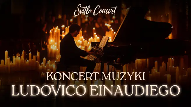 Koncert muzyki Ludovico Einaudiego przy świecach