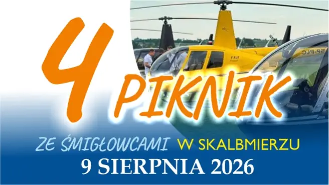 Piknik ze śmigłowcami w Skalbmierzu
