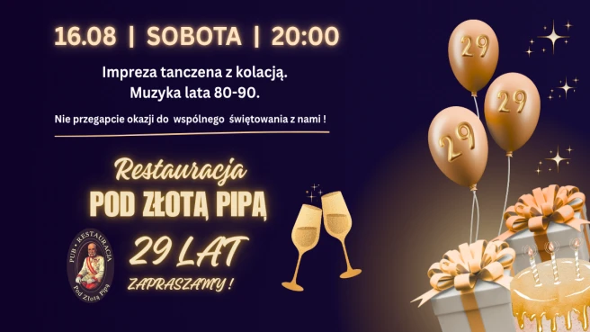 29 Lat Smaku i Dźwięku – Urodzinowa Noc w Stylu Retro