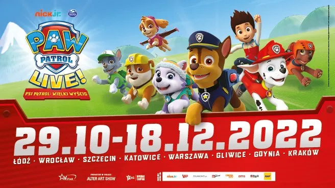Psi Patrol Live: Wielki wyścig