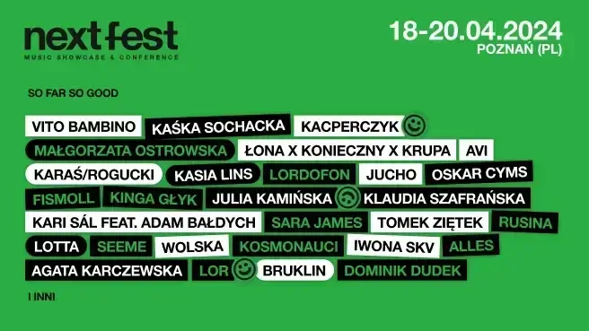 NEXT FEST Music Showcase & Conference - KARNET 3-DNIOWY