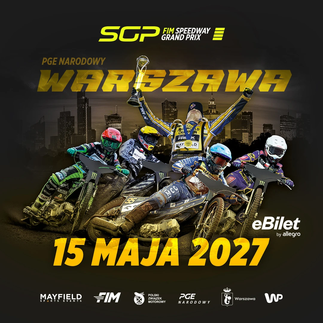 SPEEDWAY Grand Prix of Poland PGE Narodowy 2027 bilety od 74,90 zł przedsprzedaż, niższe ceny do 31.12