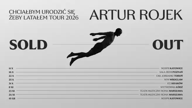 Artur Rojek „Chciałbym urodzić się żeby latałem Tour 2026”