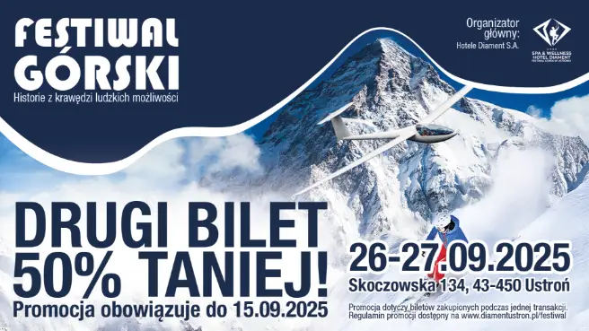 Festiwal Górski w Ustroniu: Historie z krawędzi ludzkich możliwości