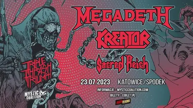 Triple Thrash Triumph: Megadeth + Kreator, Sacred Reich