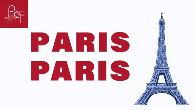 Paris Paris – piosenka francuska