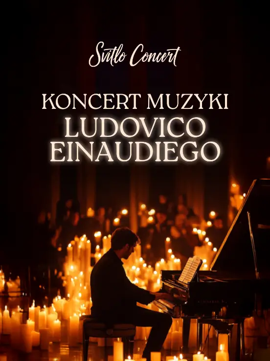 Koncert muzyki Ludovico Einaudiego przy świecach