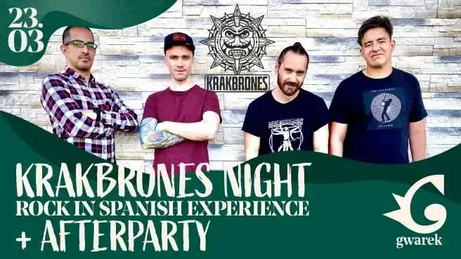 Krakbrones night - Rock in Spanish experience + afterparty