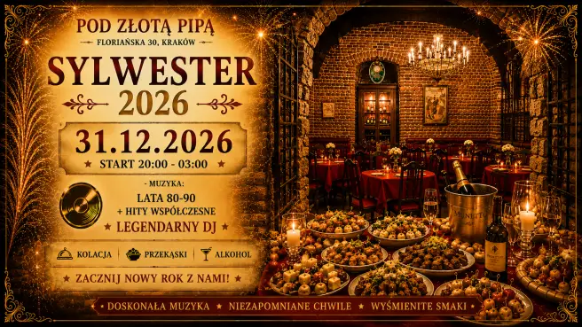 SYLWESTER 2026/2027 W SERCU KRAKOWA!