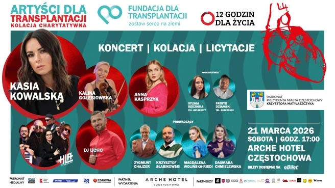 ,,Artyści dla Transplantacji" - kolacja charytatywna
