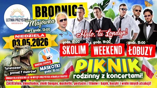 Piknik Rodzinny z koncertami Skolim, Weekend, Łobuzy