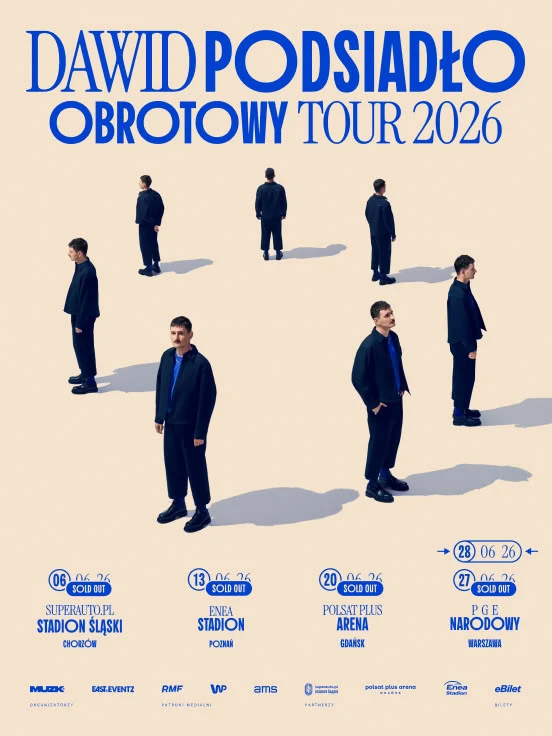 Dawid Podsiadło OBROTOWY TOUR 2026