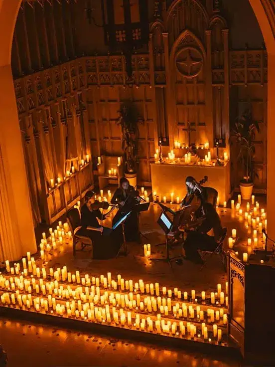 Koncert Muzyki Ludovico Einaudi i Yanna Tiersena przy świecach