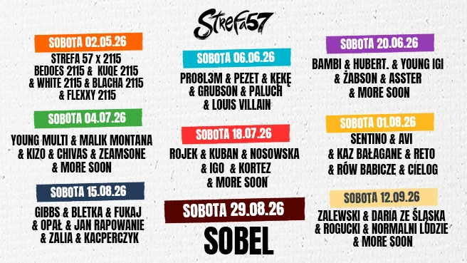 STREFA 57 x 2115 – BEDOES 2115 & KUQE 2115 & WHITE 2115 & BLACHA 2115 & FLEXXY 2115